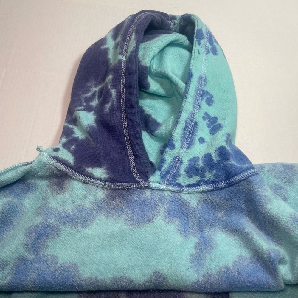 BNWT ACDC FOR THOSE ABOUT TO ROCK UK TOUR 1982 TIE DYE HOODIE MENS/UNISEX L/XL - Picture 10 of 16